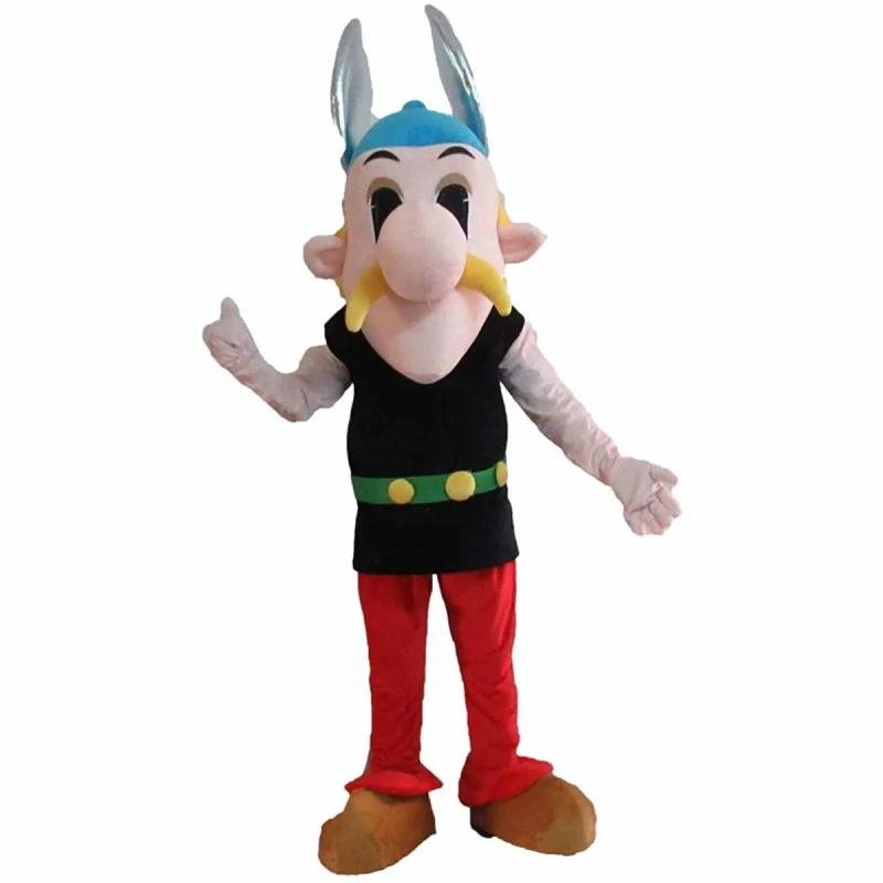 Factory custom asterix obelix mascot costume halloween carnival China wholesale