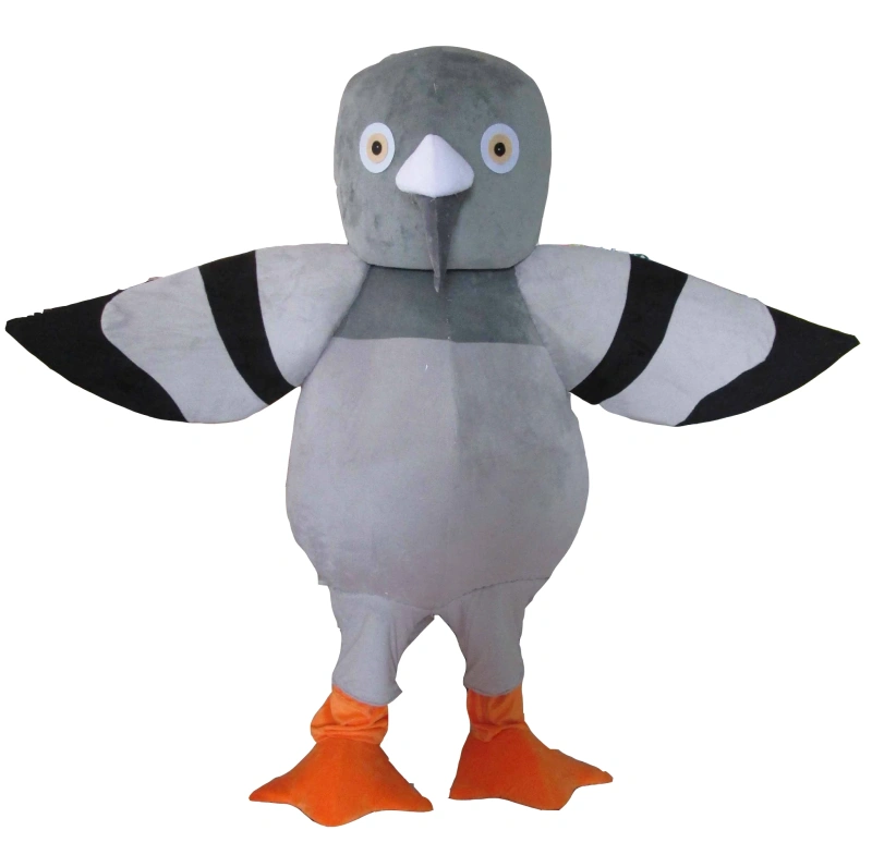 Good quality custom bird mascots costumes promotion adult cartoon pigeon mascot costumes for sale