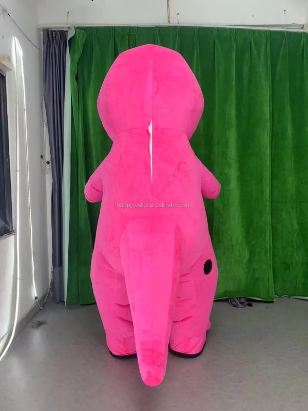 CE Certified Inflatable Unisex Barney Mascot Costume Plush Advertising Cosplay Cartoon for Kids and Adults