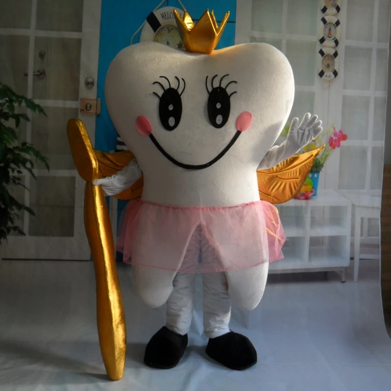 Custom Teeth fashion design oem cheap character cute plush promotion advertising cartoon animal mascots costumes