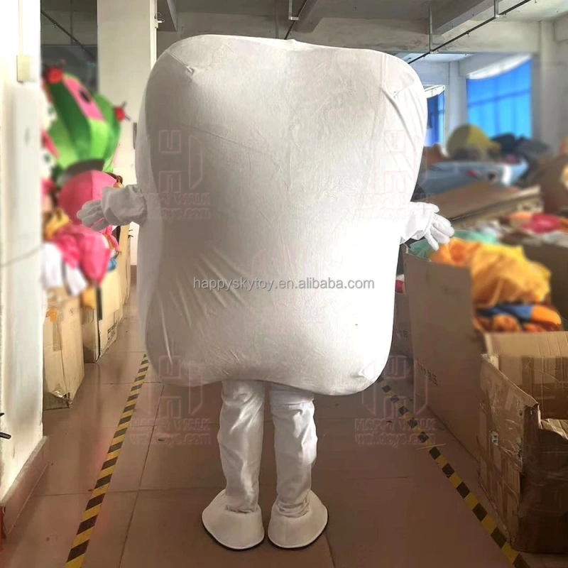 Hot selling promotion teeth costumes plush tooth mascot costume custom costume