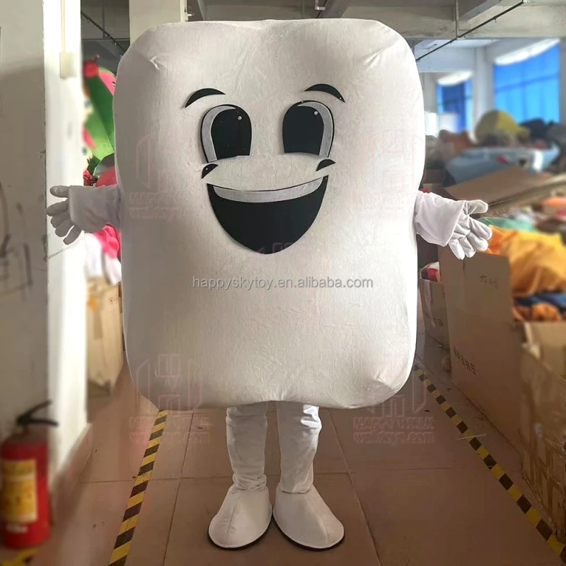 Hot selling promotion teeth costumes plush tooth mascot costume custom costume