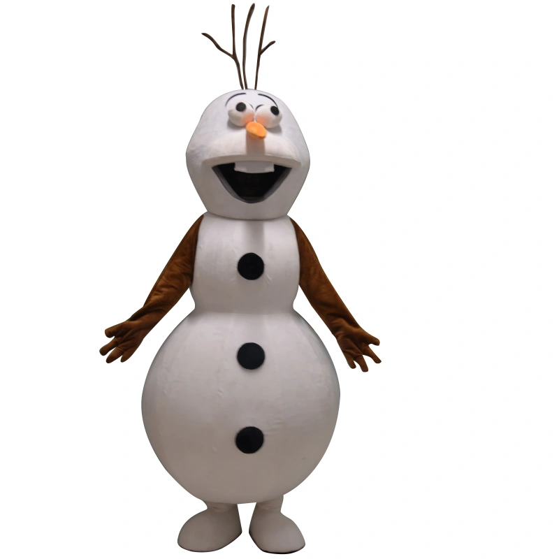 Santa Snowman Mascot Costume Adult Fancy Dress Christmas Party Mascot Costume