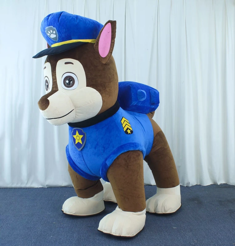 4-leg Blue Paw Patrol Dog Inflatable Mascot Costume