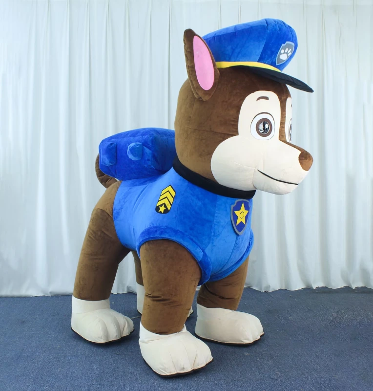 4-leg Blue Paw Patrol Dog Inflatable Mascot Costume