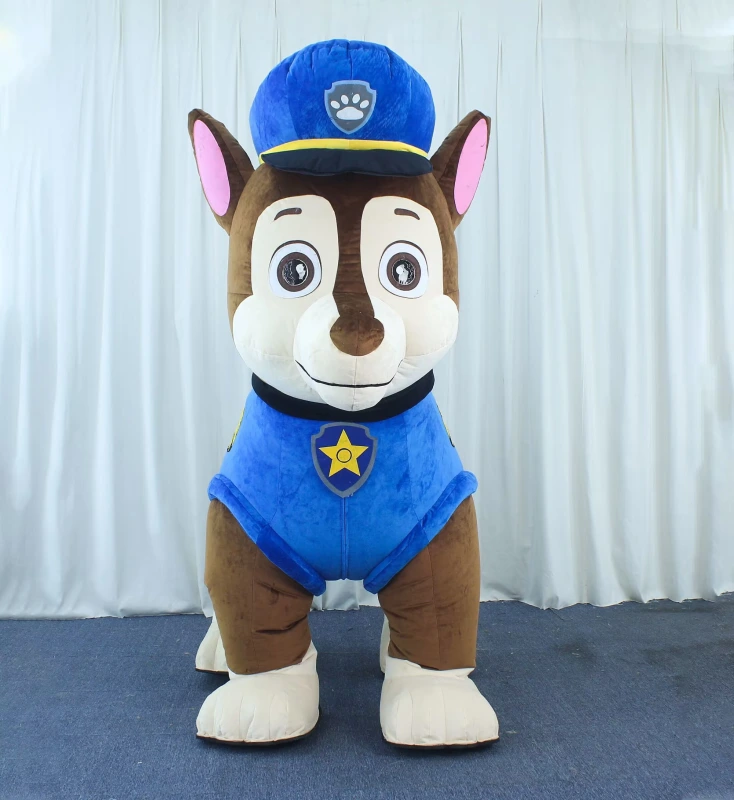 4-leg Blue Paw Patrol Dog Inflatable Mascot Costume