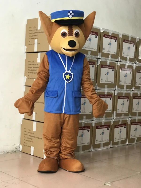 Adult EVA plush Paw patrol dog Mascot Costume For Halloween Birthday Party Performance