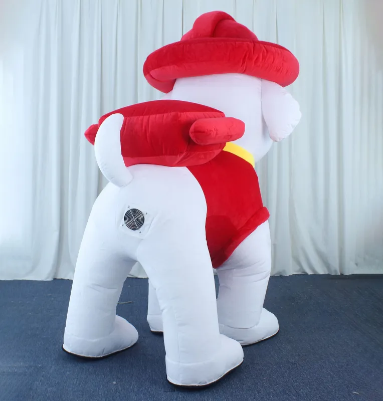 Unisex Adult 4 legs Paw patrol Inflatable dog Mascot Costume for adult