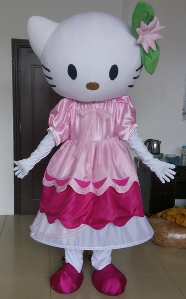 Custom EVA plush Adult cartoon character hello Kitty mascot costume For sale