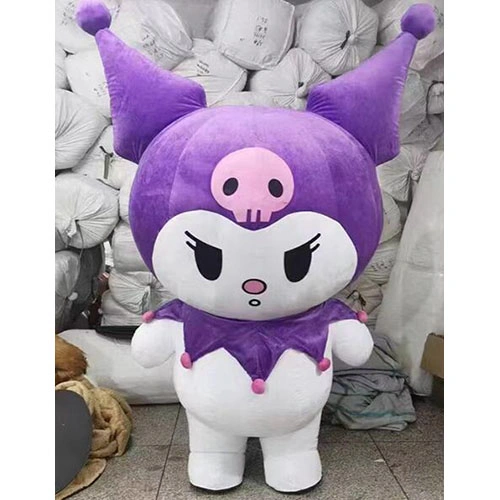 custom Christmas stuffed walking mascot inflatable Kuromi costume for adult