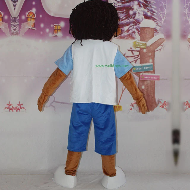 Custom mascot Diego human mascot costume for adults