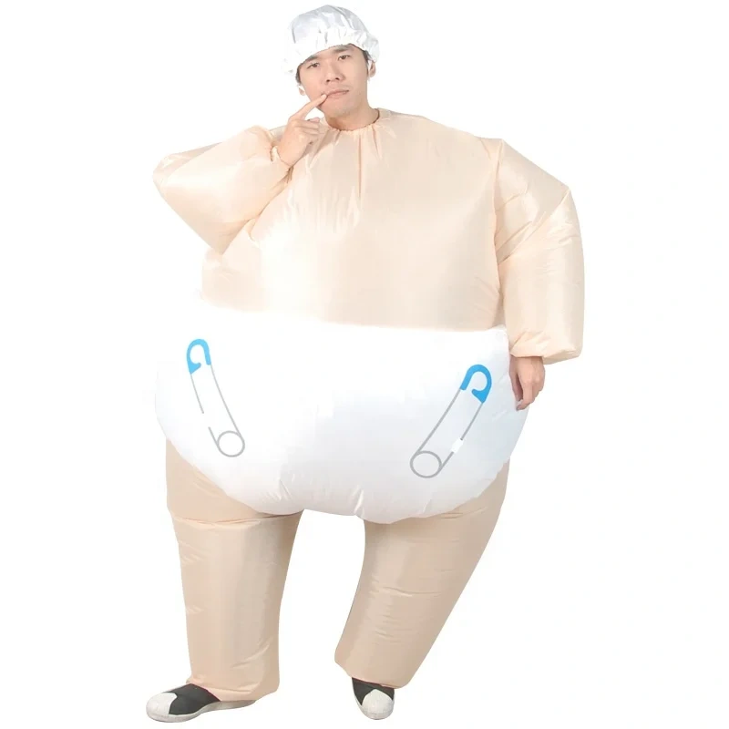 Creative Inflatable Dick Jumpsuit Adult Size Funny Cosplay Costume