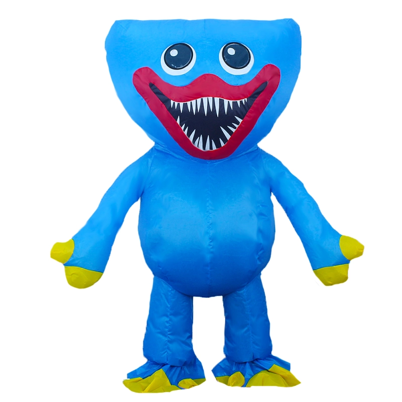 Inflatable Walking Cartoon Mascot Costume Huggy Wuggy Poppys Playtime Party