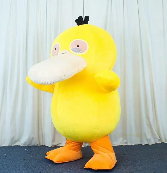 pokemon mascot inflatable HWS222 costume in yellow color