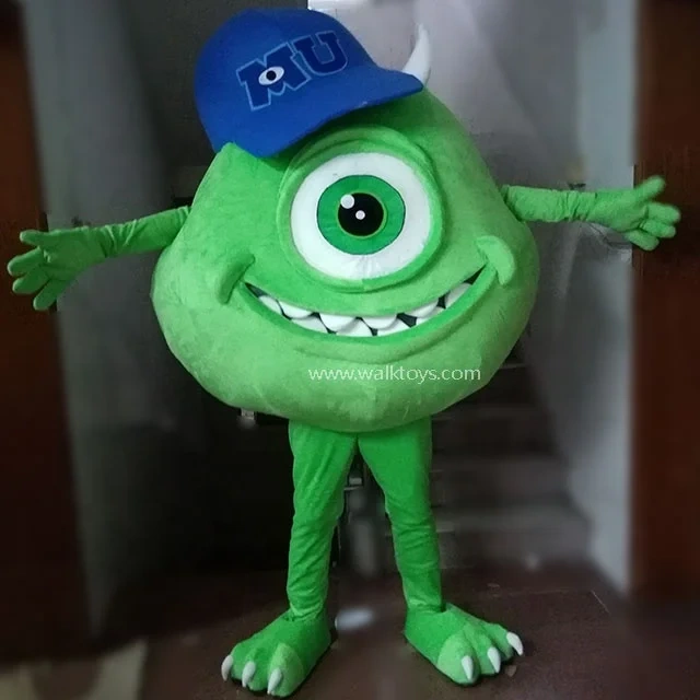 Monsters Inc customized mike cartoon mascot costume for adults