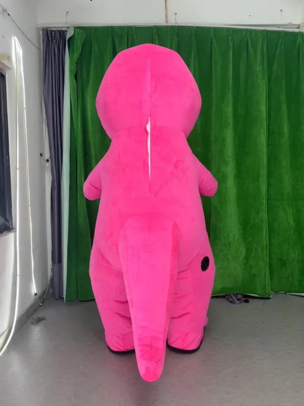 Barney Cartoon Character Movie Inflatable Mascot Costume