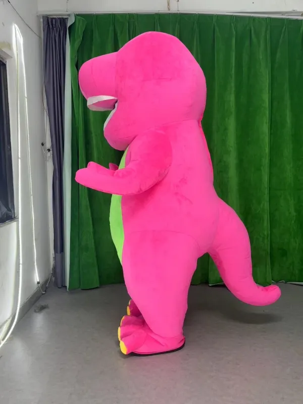 Barney Cartoon Character Movie Inflatable Mascot Costume
