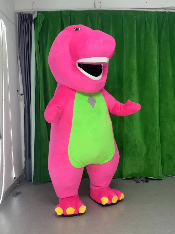 Barney Cartoon Character Movie Inflatable Mascot Costume