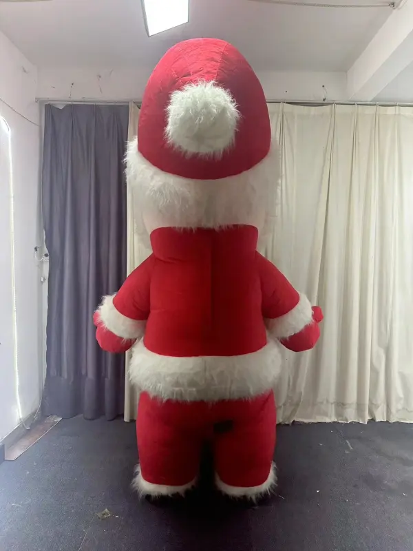Christmas santa claus mascot costume