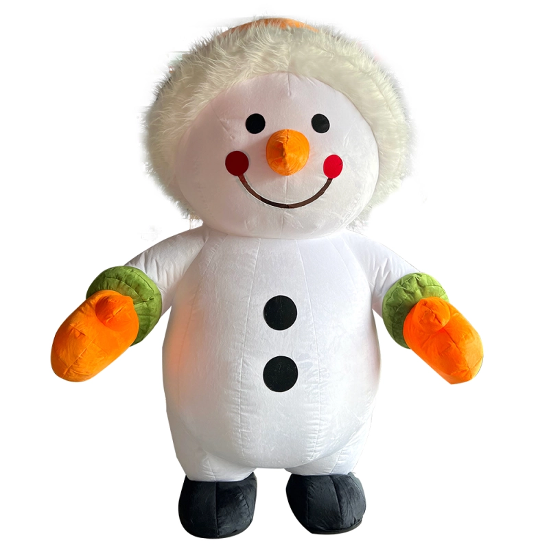 Christmas snowman mascot costume