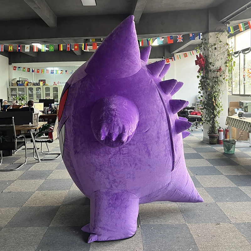 Gengar Pokemon Purple Cartoon Character Movie Inflatable Mascot Costume