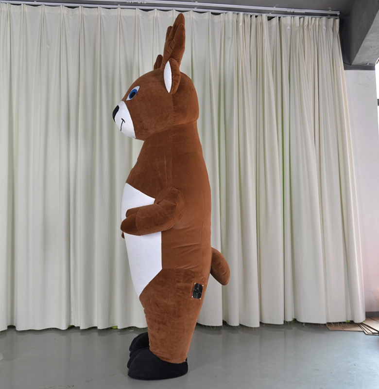 Christmas inflatable reindeer moose mascot costume