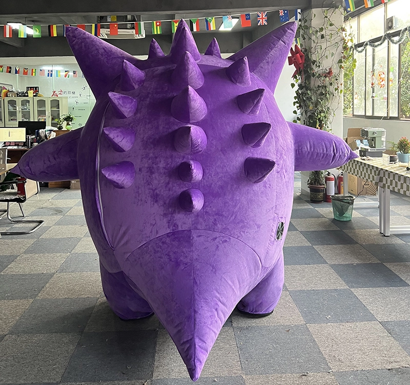 Gengar Pokemon Purple Cartoon Character Movie Inflatable Mascot Costume