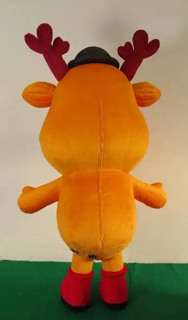 Christmas inflatable deer reindeer moose mascot costume