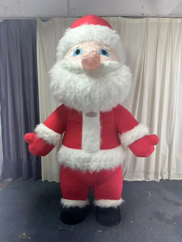 Christmas santa claus mascot costume