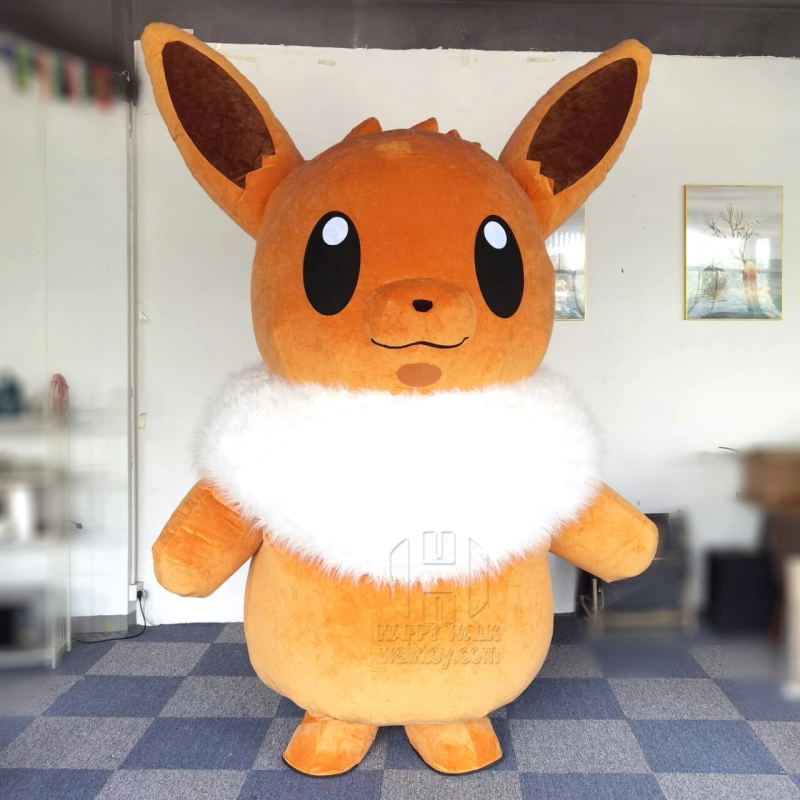 Pikachu Eevee Pokemon Inflatable Mascot Costume
