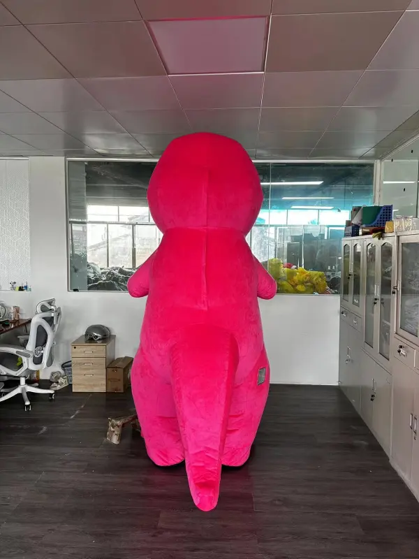 Inflatable barney dinosaur Mascot Costume