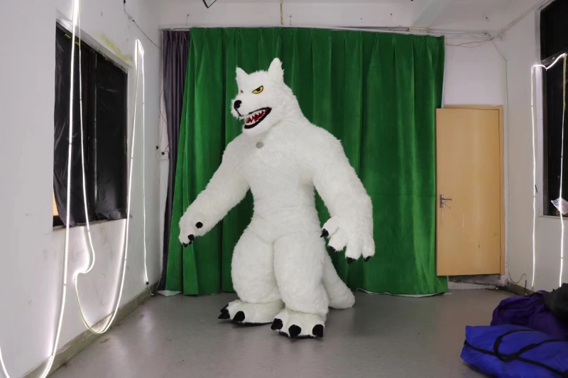 Inflatable Raccoon Mascot Costume