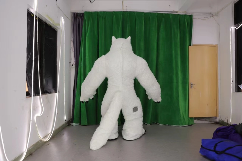 Inflatable Raccoon Mascot Costume
