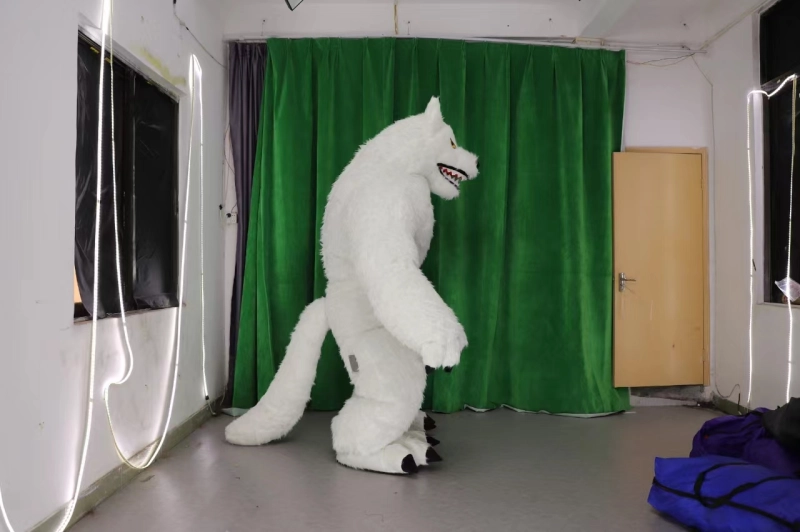 Inflatable Raccoon Mascot Costume