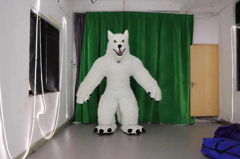 Inflatable Raccoon Mascot Costume