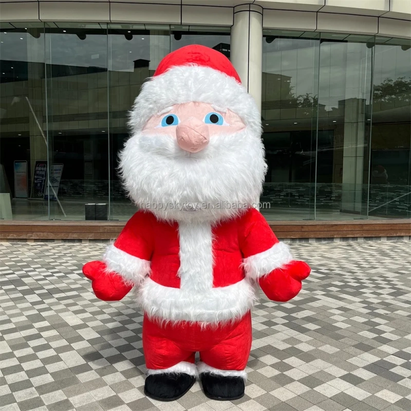 New Arrival Unisex Inflatable Santa Claus and Snowman Costume for Adults for Holiday Parties and Cosplay Christmas Decor