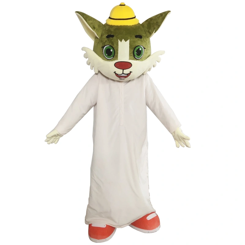 Custom Unisex Adult Cat Mascot Costume Soft Plush Movie Animal for Cosplay & Parties