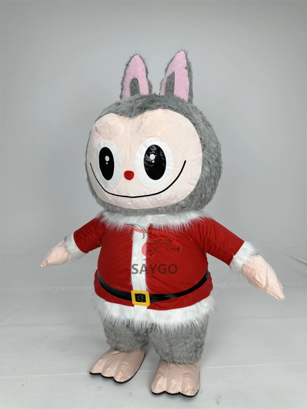 2米   Female Penguin     Fat Santa Claus Unisex Adult  Plush Cartoon Character Inflatable Stitch Mascot Costume Animal Theme