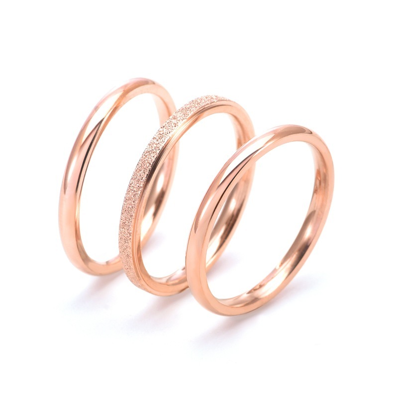 Anillo de aro de tres elementos esmerilado de dos elementos, anillo de apilamiento, anillo final, arena prensada, anillo de par de acero inoxidable  ACRSS/05-38