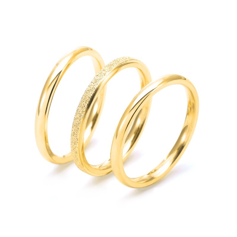 Anillo de aro de tres elementos esmerilado de dos elementos, anillo de apilamiento, anillo final, arena prensada, anillo de par de acero inoxidable  ACRSS/05-38