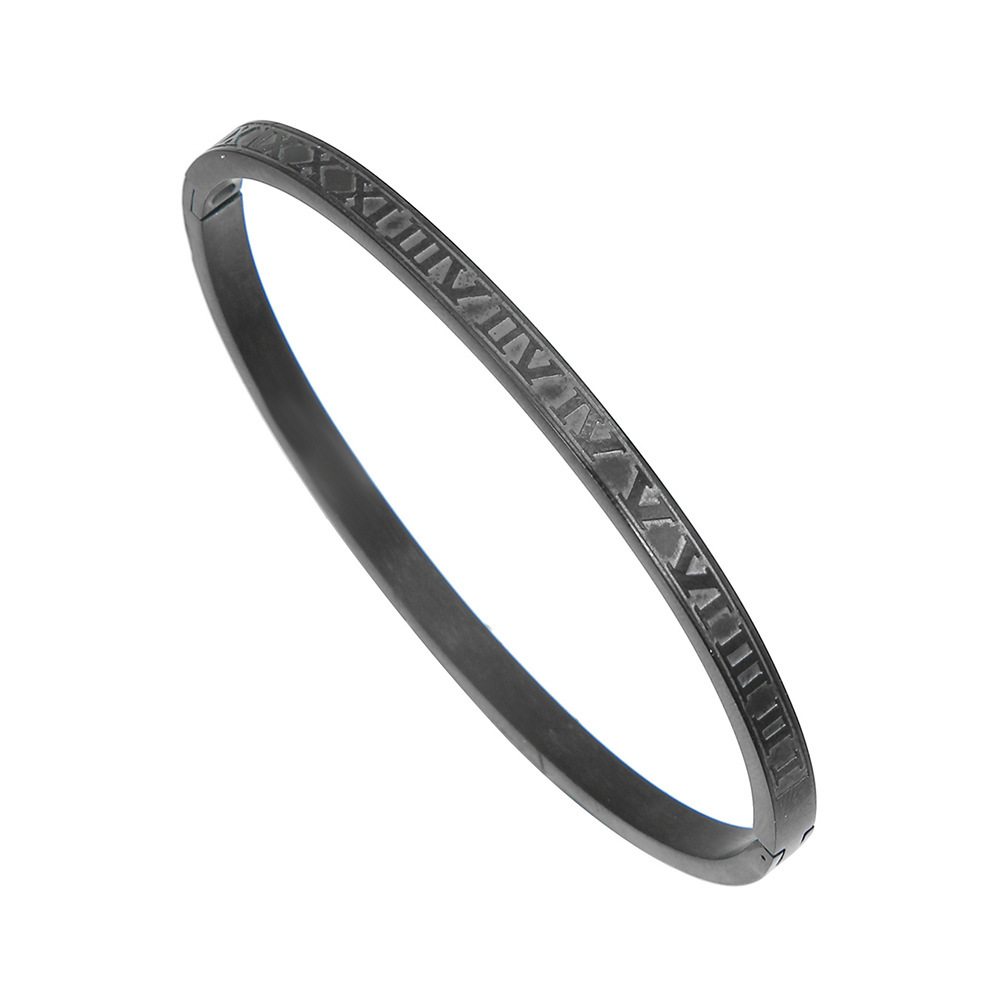 Pulsera con números romanos pulsera de acero inoxidable con hebilla y letras  ACRB/20-67