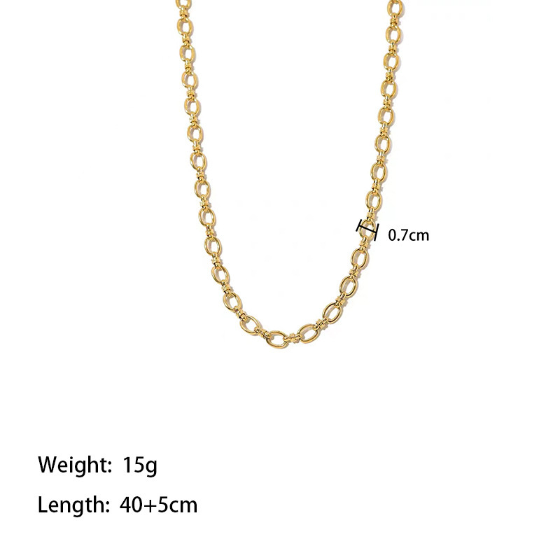 Venta al por mayor, collar de traje de acero inoxidable a la moda de lujo ligero, joyería de pulsera, joyería con temperamento simple  ACRSS/03-103