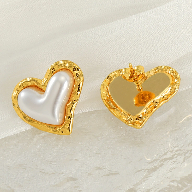 Perlas de alta gama, aretes de acero inoxidable, aretes versátiles de fundición de acero inoxidable  ACRE/38-187