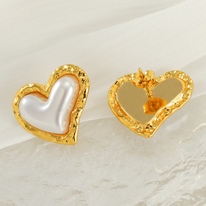 Perlas de alta gama, aretes de acero inoxidable, aretes versátiles de fundición de acero inoxidable  ACRE/38-187