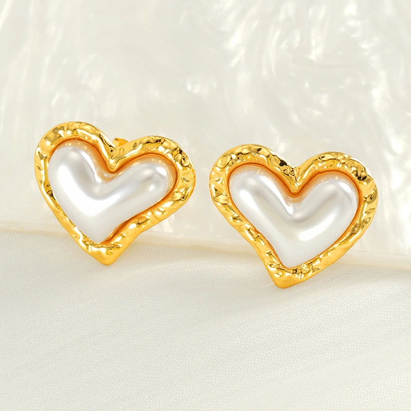 Perlas de alta gama, aretes de acero inoxidable, aretes versátiles de fundición de acero inoxidable  ACRE/38-187