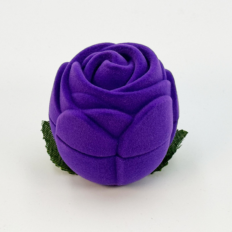 Rosa pequeña roja, caja para anillos, joyero, joyería de alta gama, romántico Día de San Valentín, caja de regalo  CEE/41-300