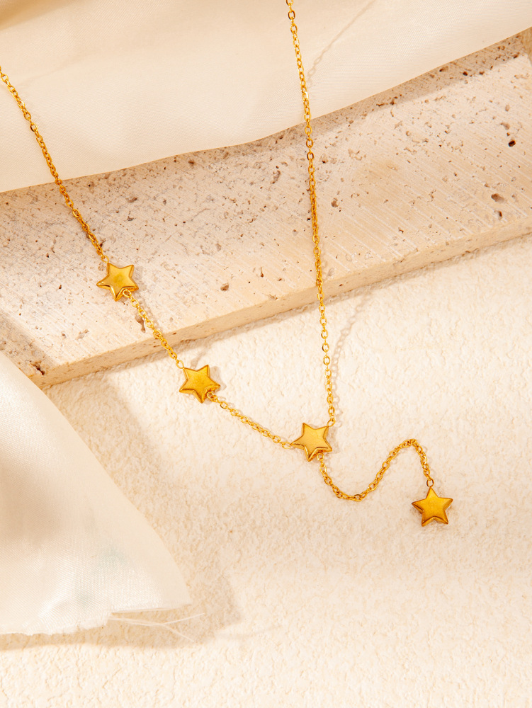 Acero inoxidable / corazon / mariposa / Flores / Estrella y luna / Árboles / collar ACRN/192-359