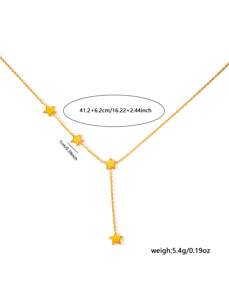Acero inoxidable / corazon / mariposa / Flores / Estrella y luna / Árboles / collar ACRN/192-359