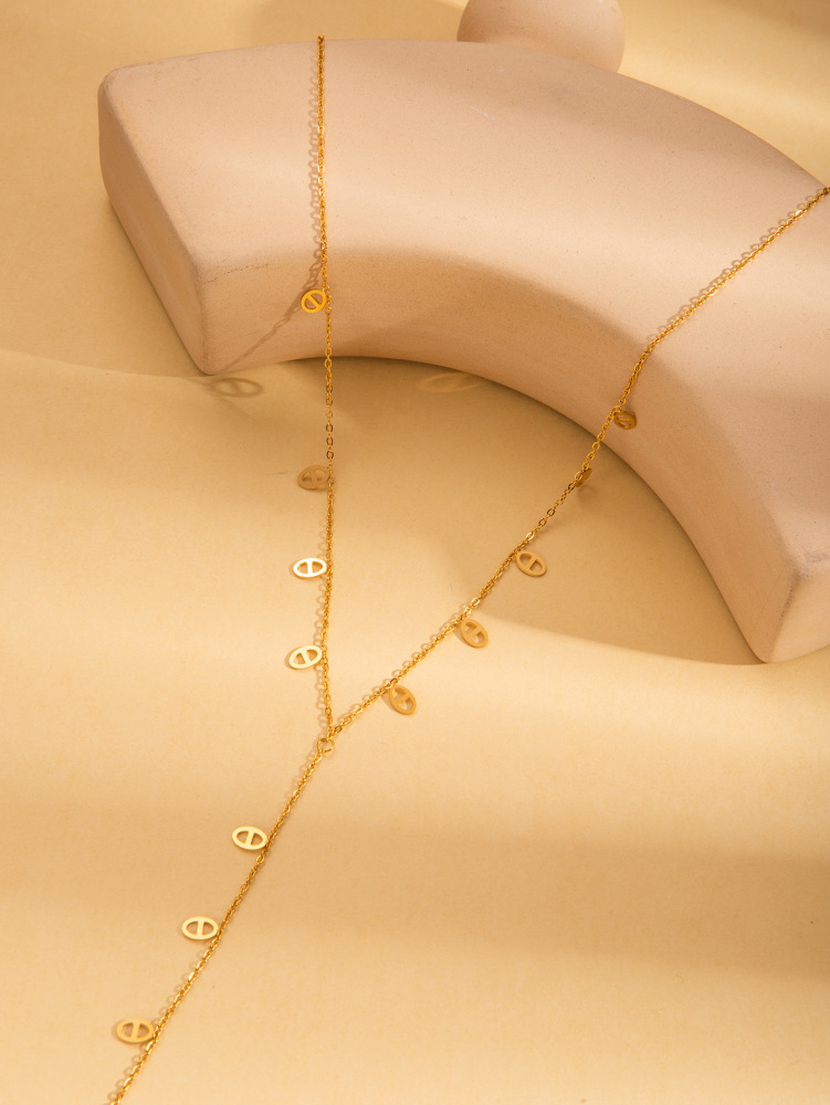 Acero inoxidable / corazon / Flores / Cuatro hojas / Mariposa / collar / ACRN/192-356
