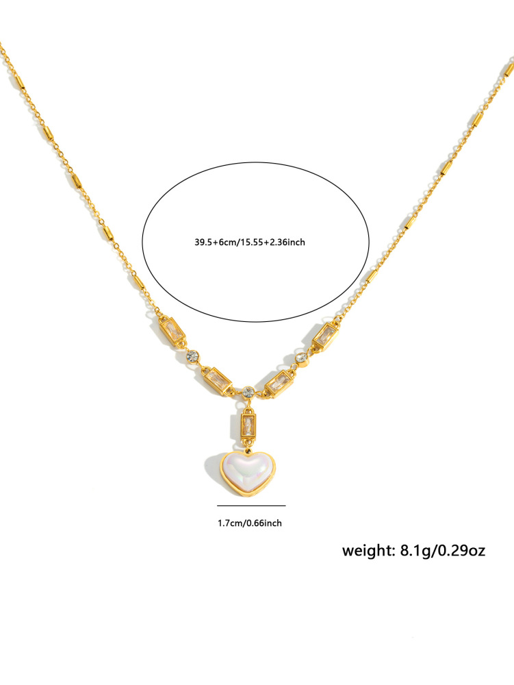 Acero inoxidable / corazon / mariposa / Flores / Estrella y luna / Árboles / collar ACRN/192-359